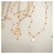 hosandme-naszyjnik-diamenty-różowe złoto-vanrycke-warszawa-złoto 750-18 karatowe złoto