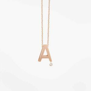 Naszyjnik Vanrycke Abécédaire A