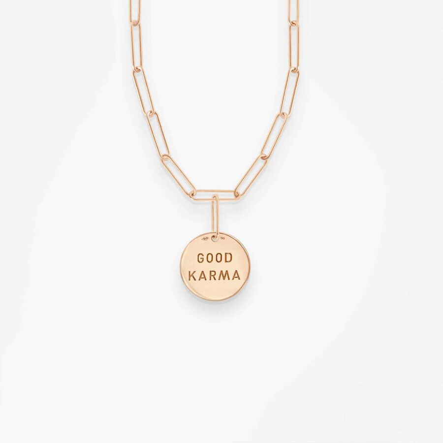 CS4RO-GOOD-KARMA---Vanrycke---collier-or-rose-1-médaille---2
