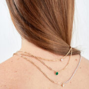 naszyjnik-diamenty-żółte złoto-yvonne-leon-paris-warszawa-złoto 750-18 karatowe złoto