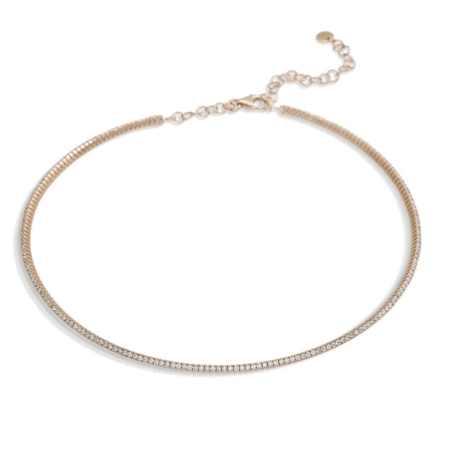 Choker oro rosa piccolo
