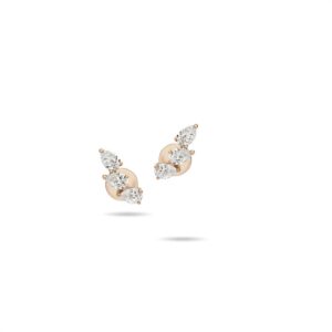Kolczyki Tornaghi Triple Pear Cut Diamonds
